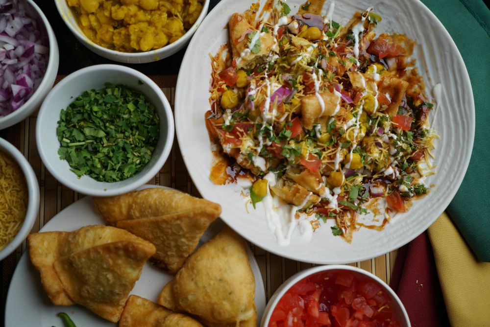 Indian restaurant dish at Chalo Chai Gully