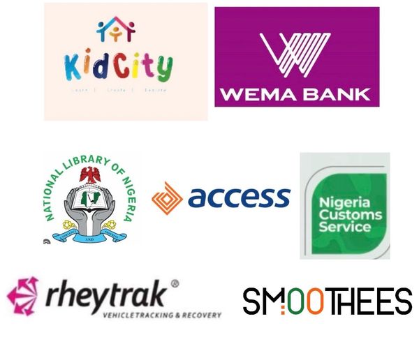 Collection of various Nigerian organizations' logos.