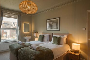 Room 2 set as a twin