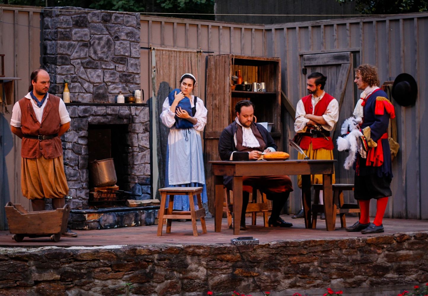 A scene from our historic outdoor drama "From This Day Forward"