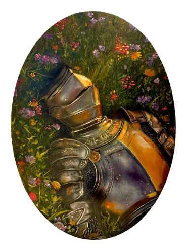 'Where Steel Sleeps' Painting
Oil on canvas