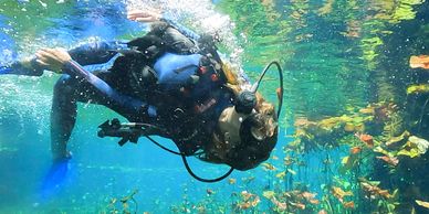 Diving in Cenotes Cancun, Tulum, Playa Del Carmen. Adventure tours Tulum.