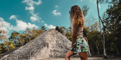 Onewheel Mayan Pyramids. Coba. Time2Wake. Cancun