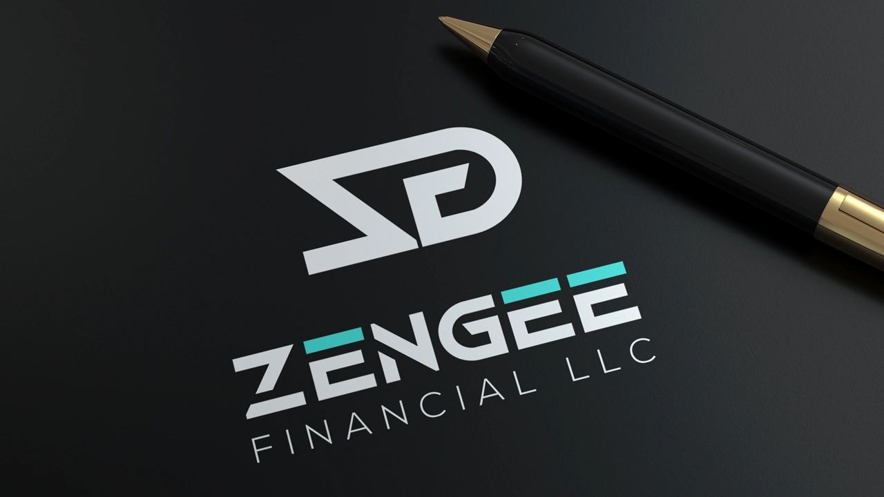 Logo of Zengee Financial LLC with a pen.