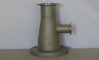 CF100 to KF50-KF25 Flange