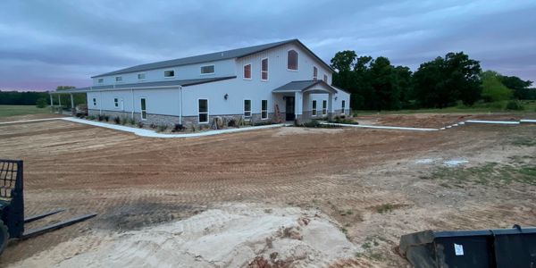 sod install and dirt work