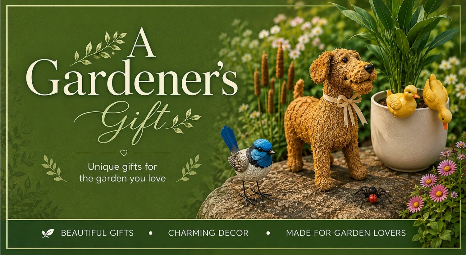 A Gardener's Gift: unique garden-themed gifts and decor.