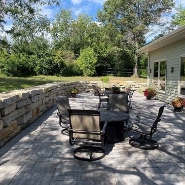 Retaining Wall and Patio