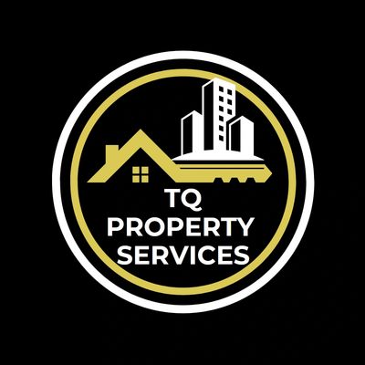 Logo for TQ Property Services featuring a house and buildings inside a circular frame.