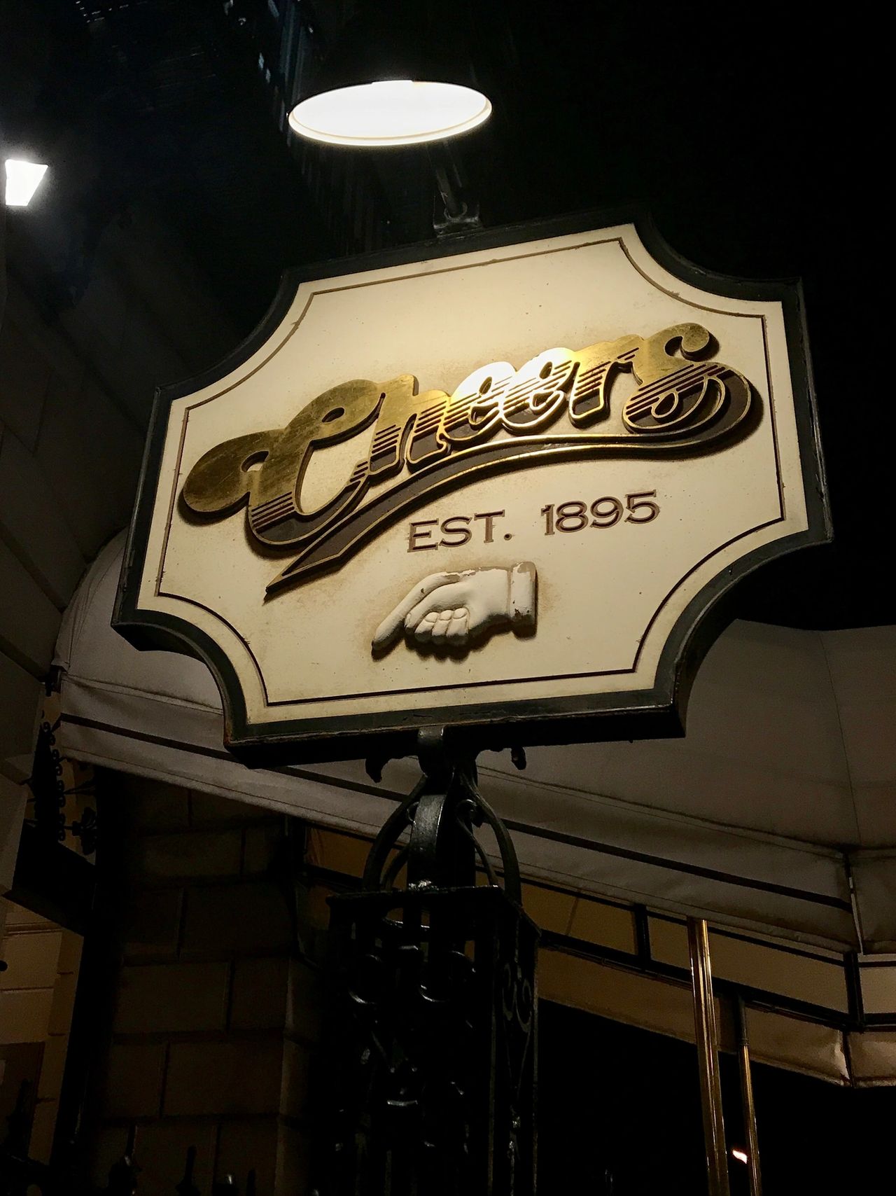 The famous Cheers sign