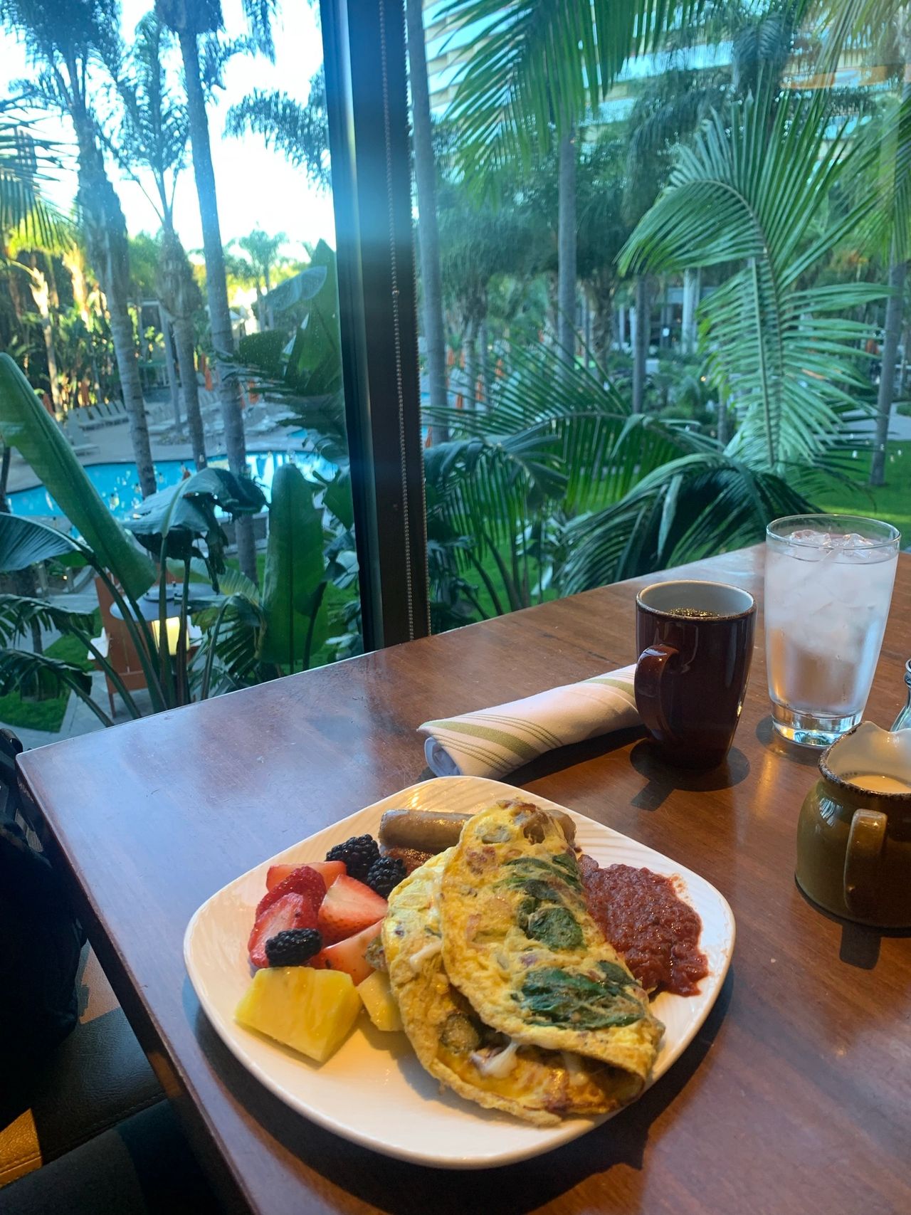 Make your own omelet at Marina Kitchen