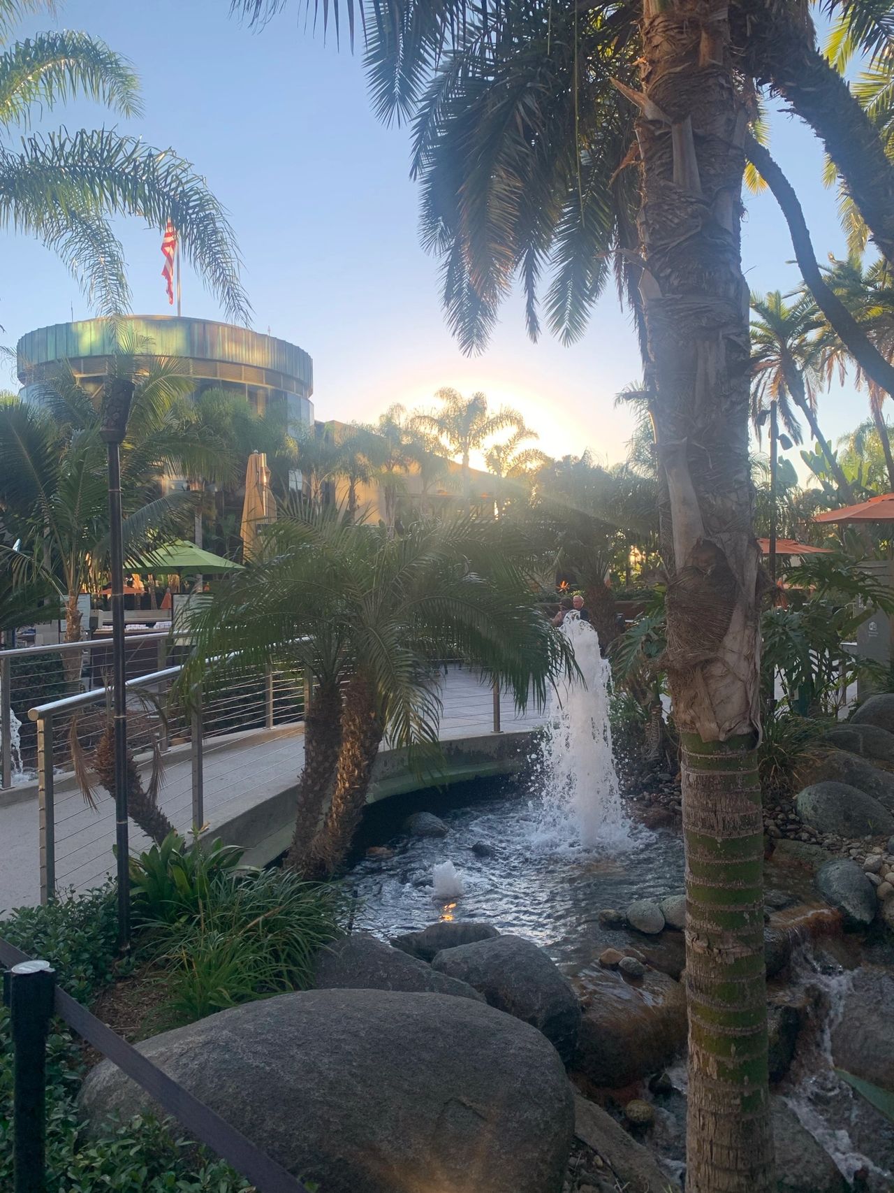 The pool area at Marriott Marquis San Diego Marina