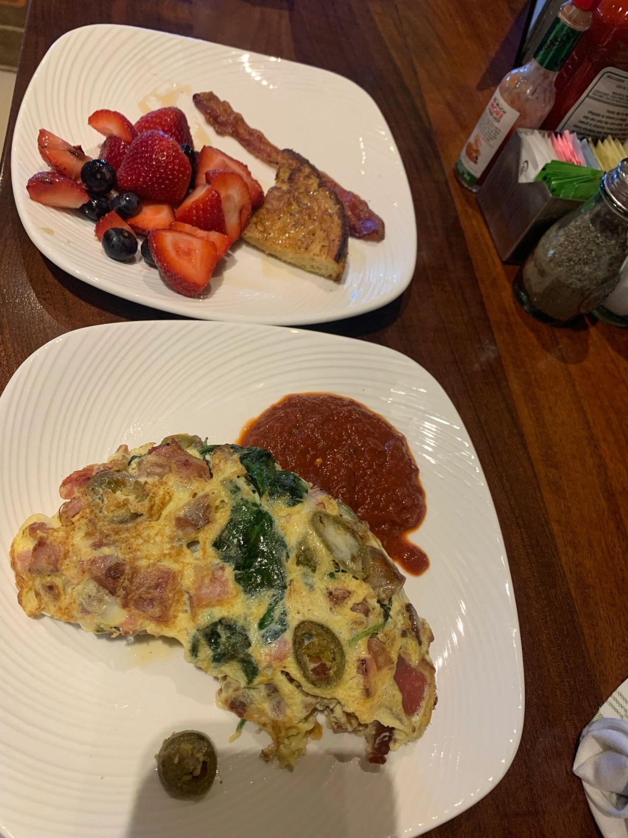 Omelet and buffet bar at Marina Kitchen