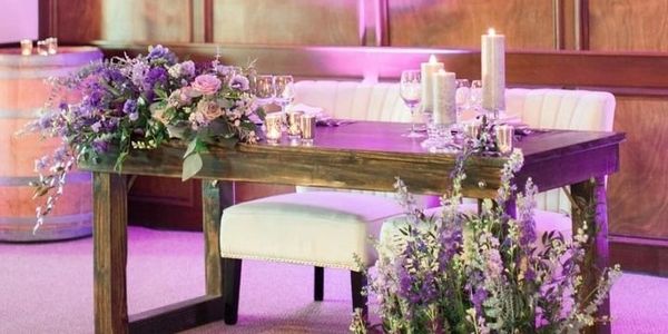 Our farmhouse table rental at a beautiful winery located in Temecula, California wine country