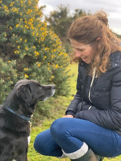 Dog Trainer with her dog