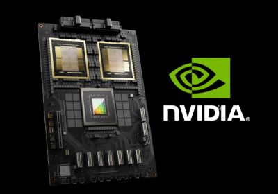 NVIDIA computer hardware with logo.