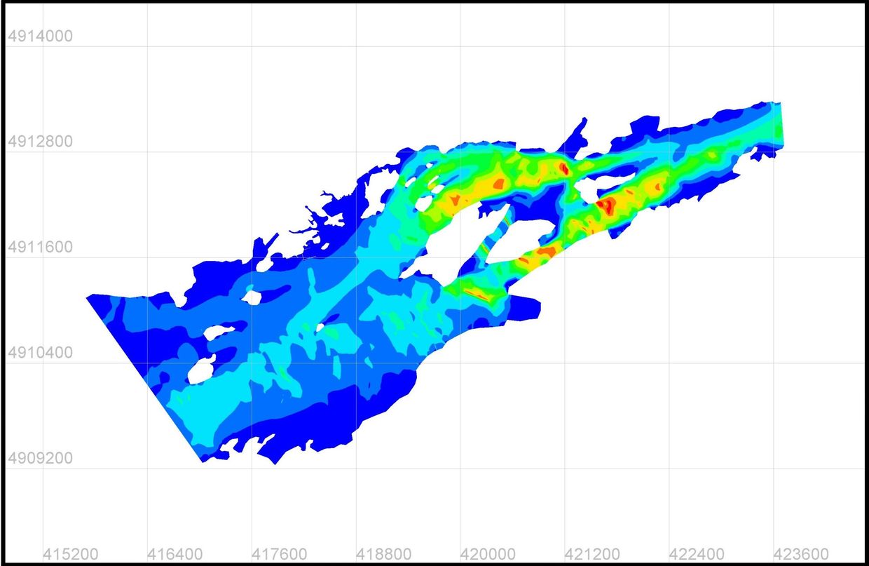 St. Lawrence River hydrodynamic model