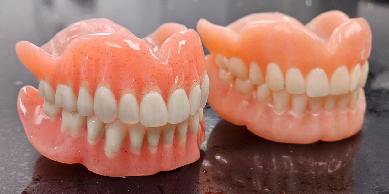 High-impact Acrylic Complete
Dentures (false teeth).
