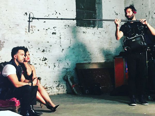Carlo Albuin Location Sound for music video with Luis Fonsi, Demi Lovato 
