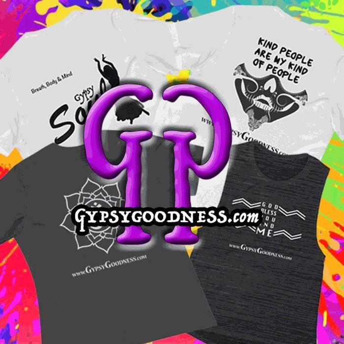 Gypsygoodness.com comfy soft t-shirts to help bring positive energy