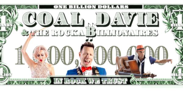 One billion dollar bill with coal Davie, Yuriko Ishii and Dave p Dipirla (Yuri baby and davio) 