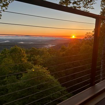 Cable railing Hendersonville, NC.