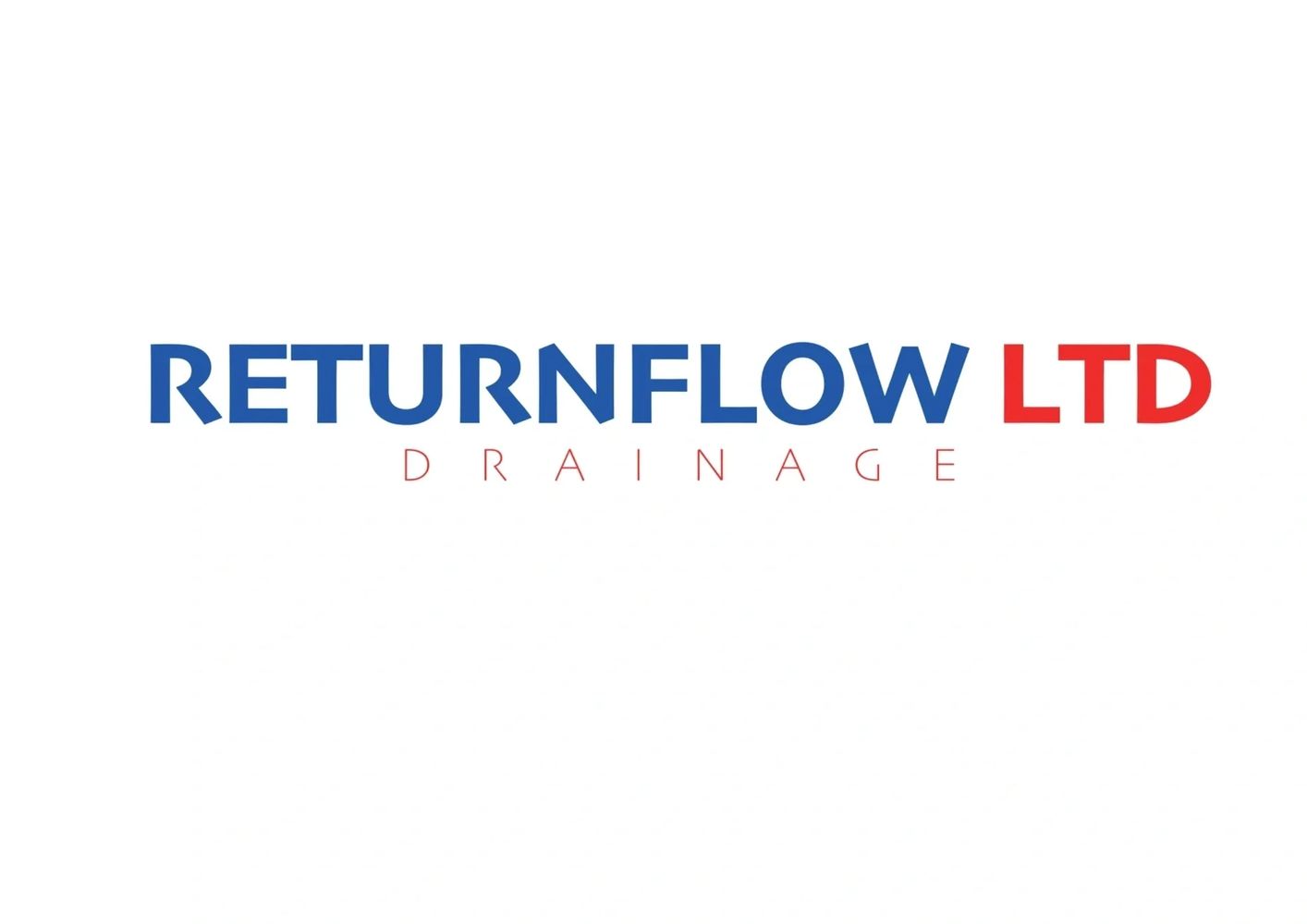 blue and red logo for returnflow ltd