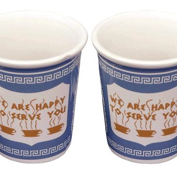 Greek Diner Coffee Cups NYC