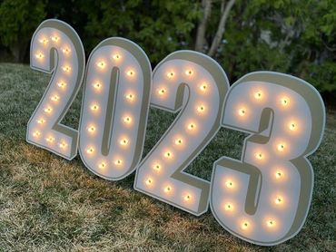 Light Up Numbers for Grad Year
