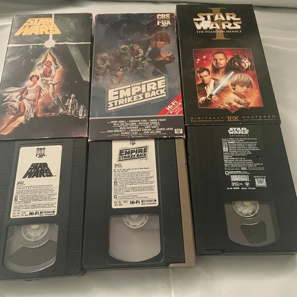 Star Wars VHS collection original vintage