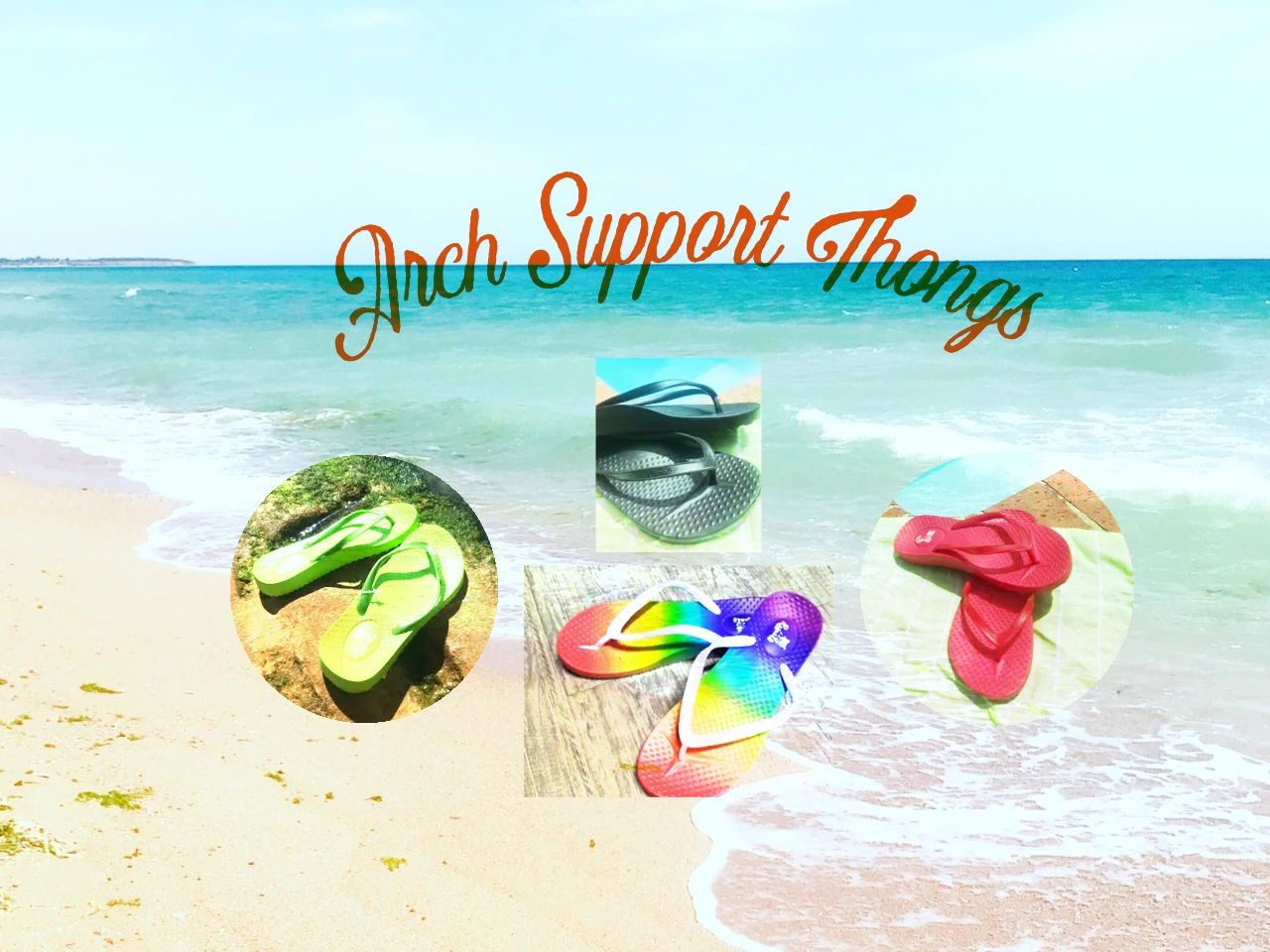 Arch Support Thongs - Little Masked Rascals
