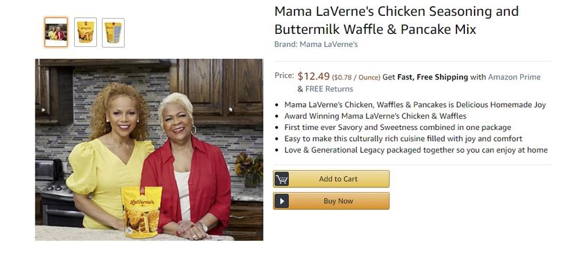 Donna Richardson and Mama LaVerne's New Comfort Food Mix Offering Hits  Homes - Cuisine Noir Magazine