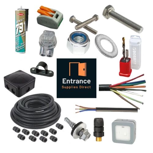 Above ground metal gate installation kit