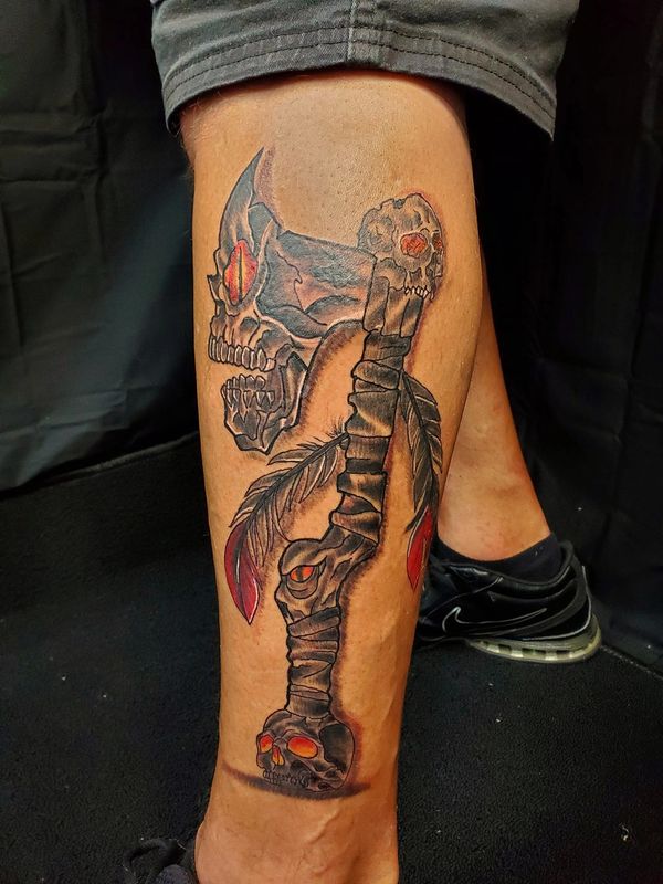 Blades of Chaos Tattoo