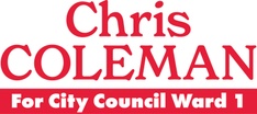 Chris Coleman for Des Moines City Council Ward 1