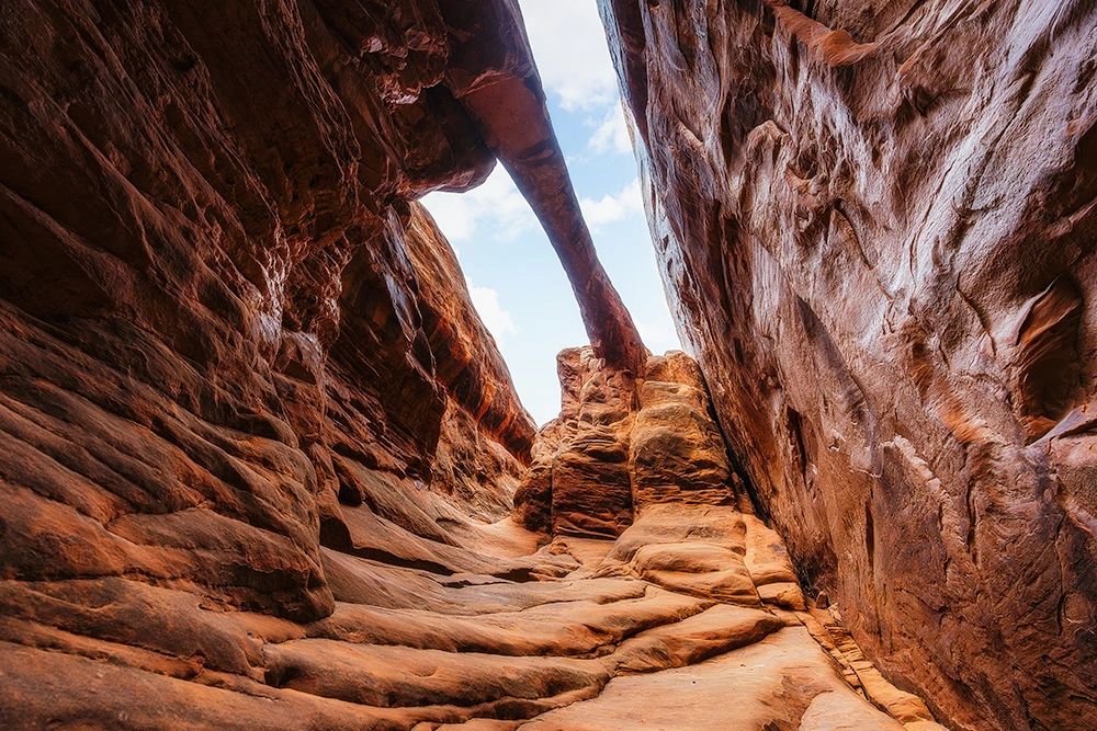 Surprise Arch found within the Fiery Furnace in Arches National Park