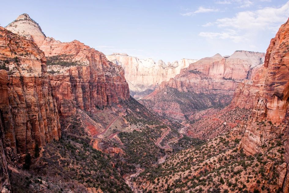 The View from Canyon Overlook Trail in Zion National Park