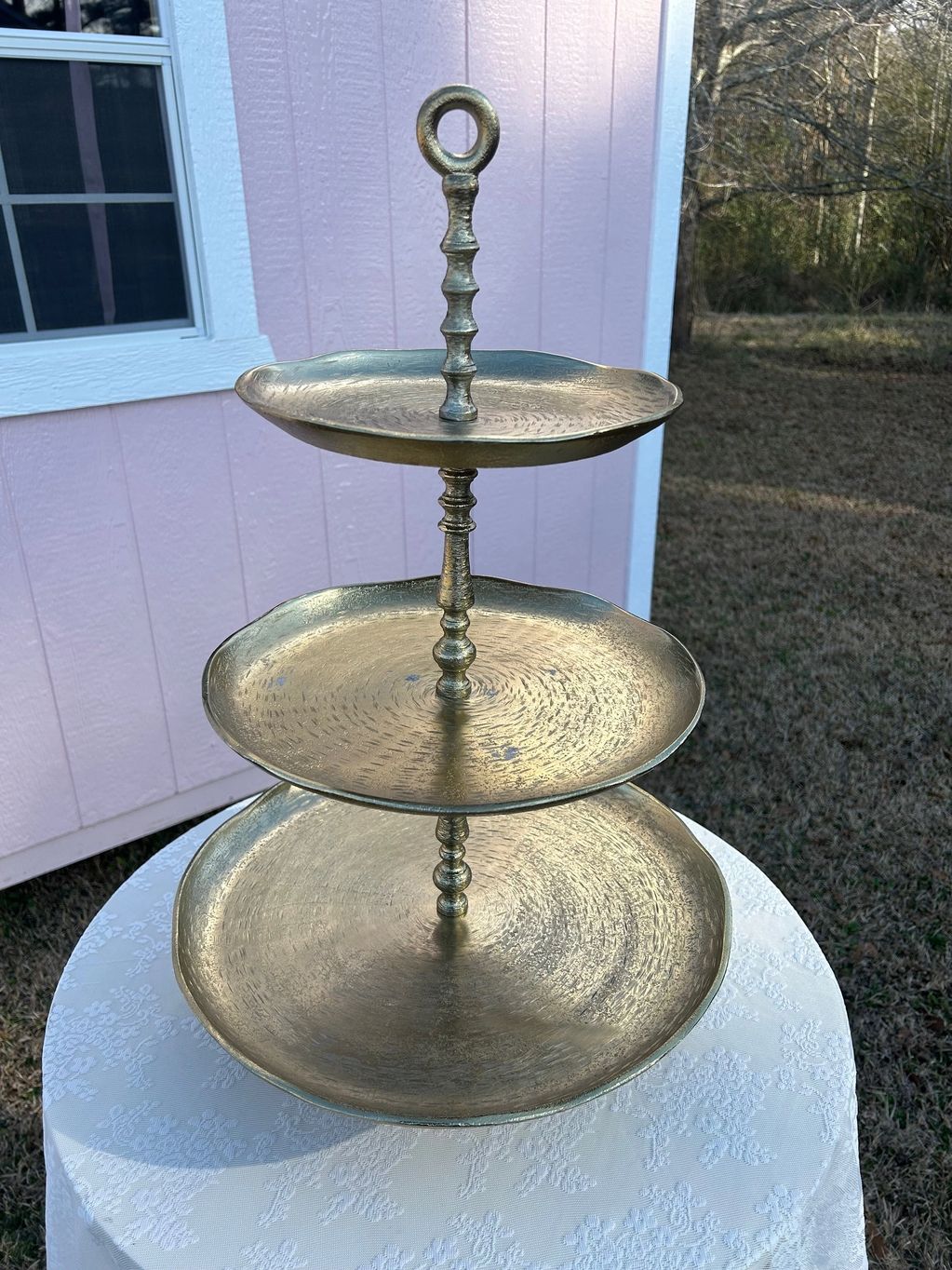 Cupcake Display Staned Dessert Stand three tier