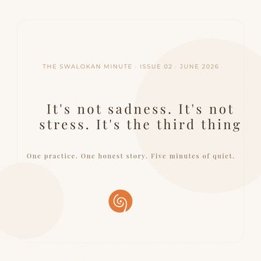 It's not sadness. It's not stress. It's the third thing.

The Weather Inside
One forecast. Two minut