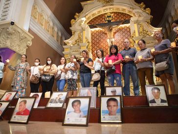 FAMILY members of those slain during former President Duterte's drug war gathered on March 12  for a