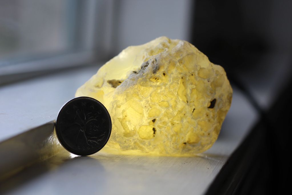 a backlit agate/chalcedony