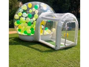 bubble house, bouncy floor