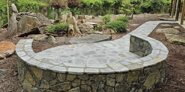 Stone Patio & Walkway