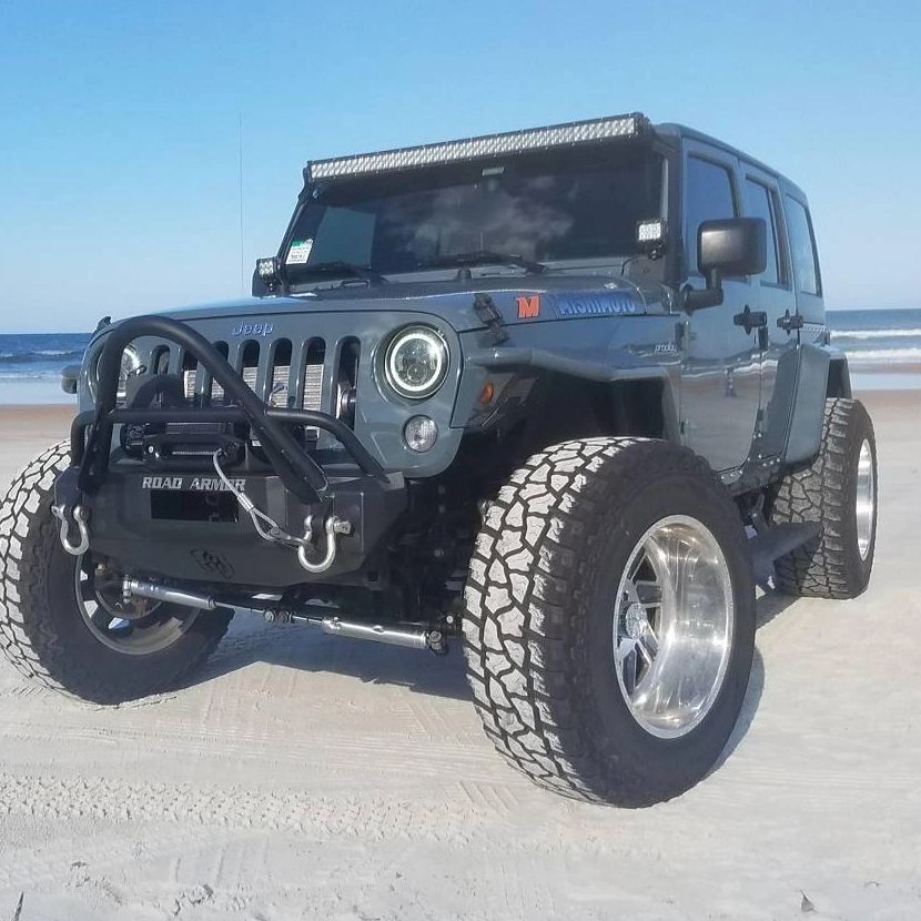 Stealth Front Winch Bumper Stinger Guard Mid Width - Texture Black WARN ZEON 2007-2018 JEEP JKU JK