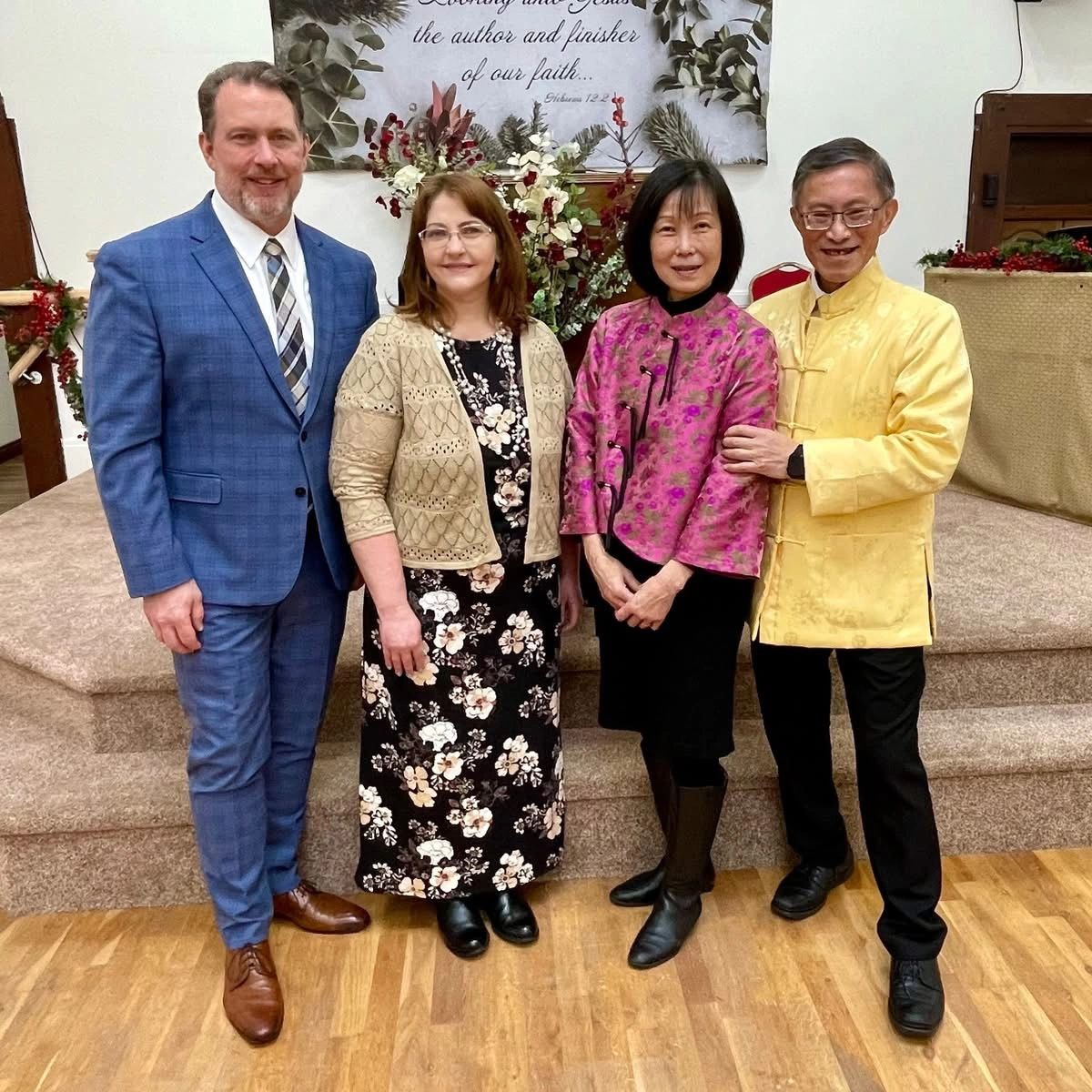 English Pastor: Russell & Janet Brinkley
Chinese Pastor: Peter & Sisi Shek
