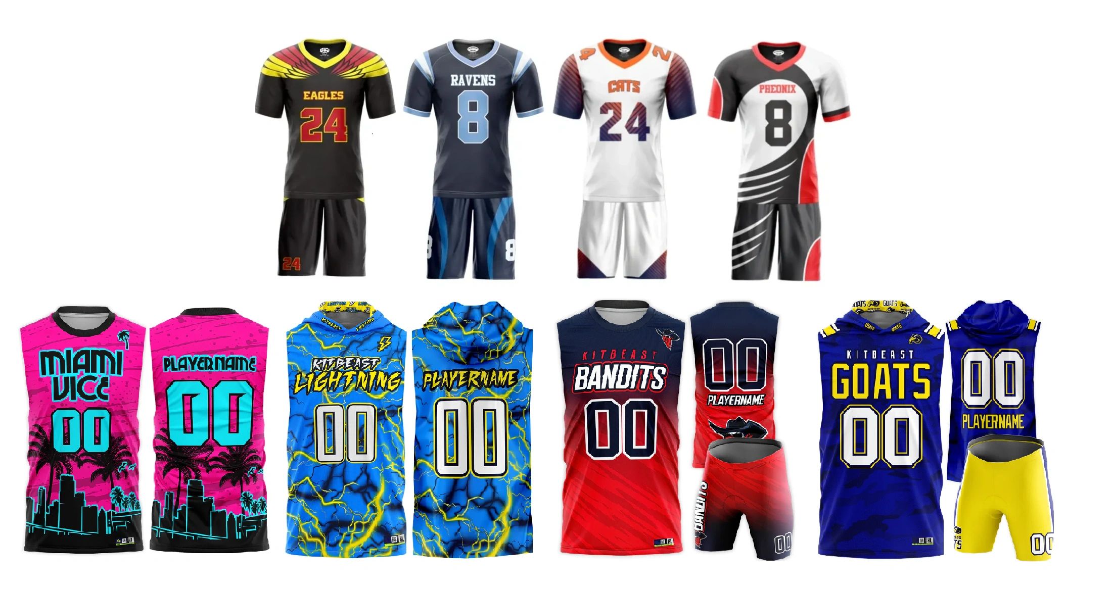 Flag Football Jersey Sublimated Eagles