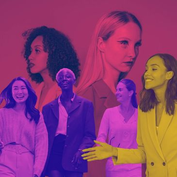 Group of diverse women