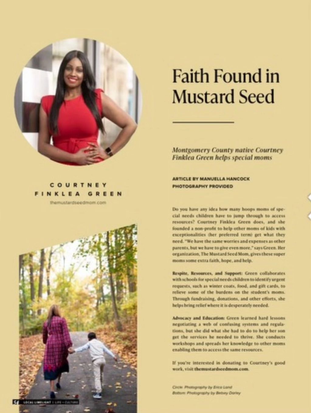 It was a privilege to be featured in the May 2024 edition of Potomac Lifestyle Magazine, where I sha