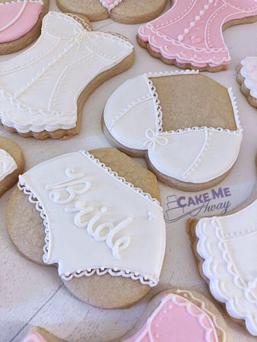 Lingerie Shower Cookies 