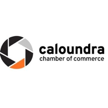 This is a picture of the Caloundra Chamber of Commerce logo. Write Communication is a proud member.